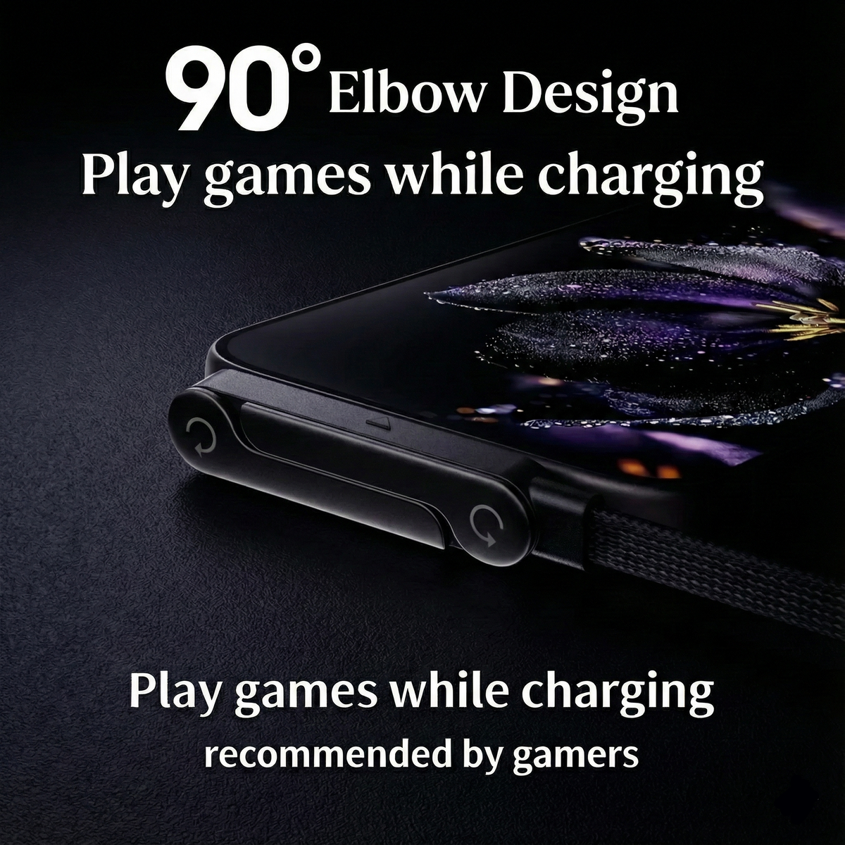 FlexStand Cable – 240W Fast Charging Cable with Built-In Stand (Type-C)