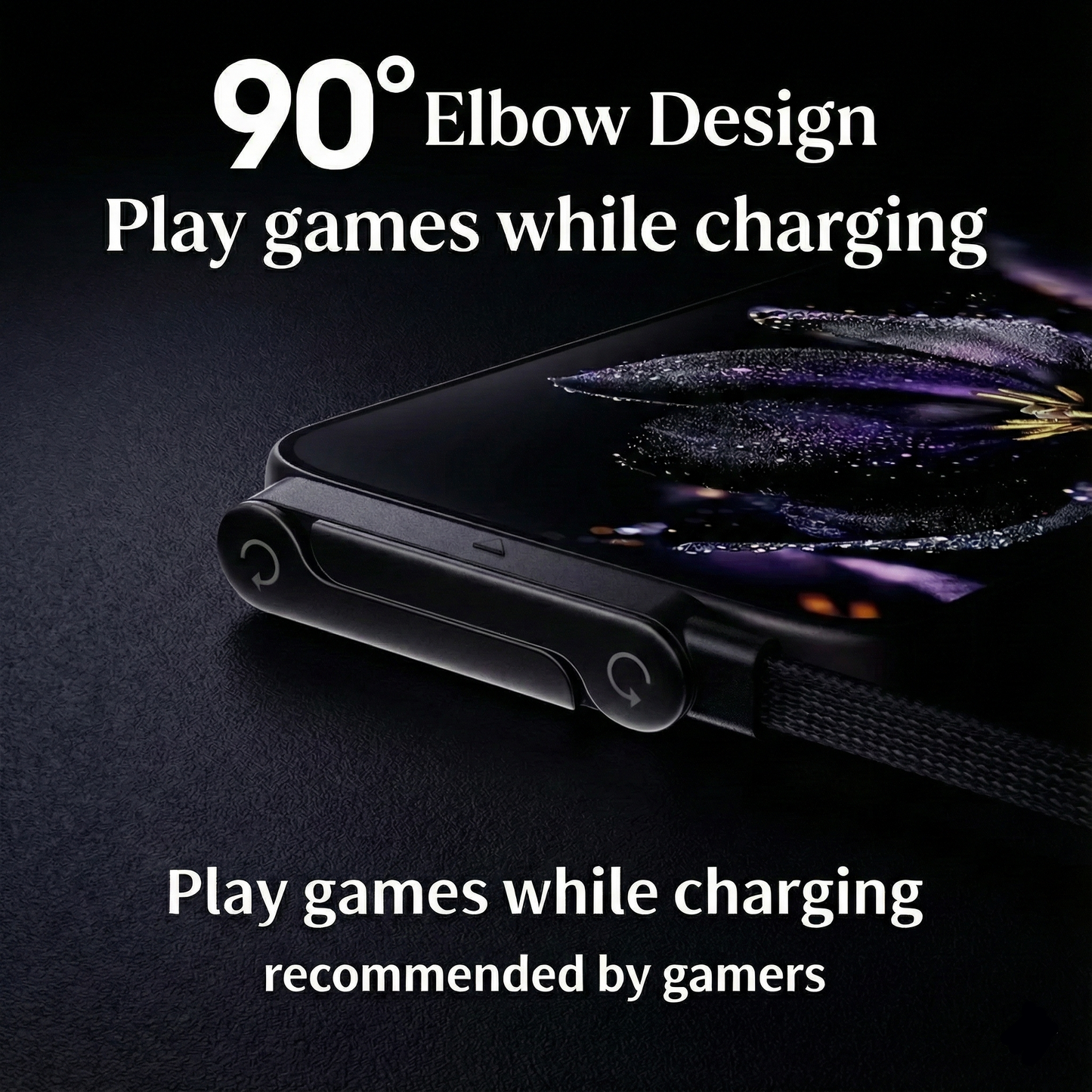 FlexStand Cable – 240W Fast Charging Cable with Built-In Stand (Type-C)